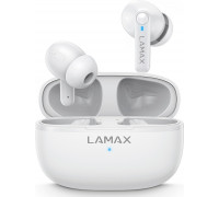 Lamax Lamax Clips1 Play Zestaw słuchawkowy Bezprzewodowy Douszny Połączenia/muzyka USB Type-C Bluetooth White