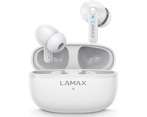 Lamax Lamax Clips1 Play Zestaw słuchawkowy Bezprzewodowy Douszny Połączenia/muzyka USB Type-C Bluetooth White