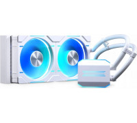 Phanteks PHANTEKS Glacier One 240D30 DRGB AIO Liquid CPU Cooler, White