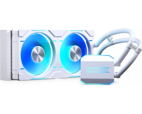 Phanteks PHANTEKS Glacier One 240D30 DRGB AIO Liquid CPU Cooler, White