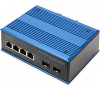 Switch Digitus DIGITUS Industrial 4+2 -Port Gigabit Ethernet Switch 4 Port GE RJ 54 2 GE SFP Port