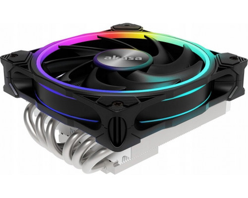 Akasa AKASA chladič CPU SOHO H6L (Height of 67mm), 12cm fan