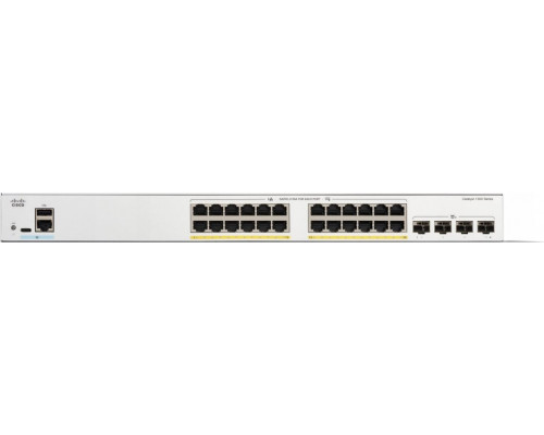 Switch Cisco CISCO Catalyst 1300 24-Port Switch / PoE+ with 370W power budget / 4 x 10G SFP+ Uplinks