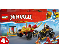 LEGO Ninjago Bitwa samochodowo-motocyklowa między Kaiem a Rasem 4szt. (71789)