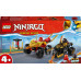 LEGO Ninjago Bitwa samochodowo-motocyklowa między Kaiem a Rasem 4szt. (71789)