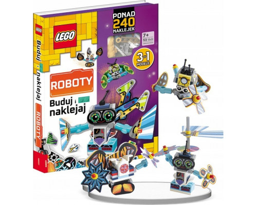 LEGO Lego Books. Buduj i naklejaj: Roboty