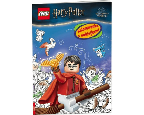 LEGO Lego Harry Potter. Kolorowanka z naklejkami