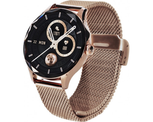 Smartwatch Garett Viva Pink złoto  (VIVA_GLD_STL)