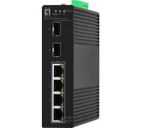 Switch LevelOne LevelOne IGS-2106P    L2 Gigabit Ethernet (10/100/1000) Support PoE Black