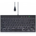 Perixx Perixx PERIBOARD-429 DE, wired, USB mini keyboard with backlight, black