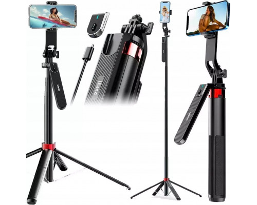 Selfie nūjiņa Ulanzi Pašportreta nūja Statīvs Telefonam Viedtālrunim 180cm Bluetooth pults Ulanzi / Ma09