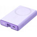 Joyroom Joyroom JR-PBM01 MagSafe 10000mAh 20W z podstawką + cable Lightning / USB-C violet