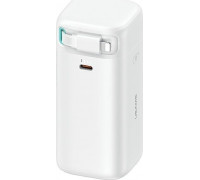 Usams USAMS ze zwijanym kablem Retractable Lightning 18000 mAh PD45W Fast Charge XMF Series biały/white 20KCD21702 (US-CD217)
