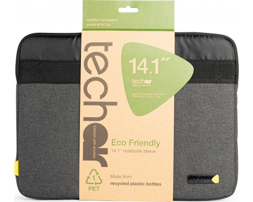 Tech-Air techair Slipcase Eco               12-14.1"       dunkel gra