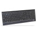 Rapoo RAPOO klawiatura E9500M Multi-mode Wireless Ultra-slim Keyboard Black