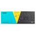 Rapoo RAPOO klawiatura E9500M Multi-mode Wireless Ultra-slim Keyboard Black