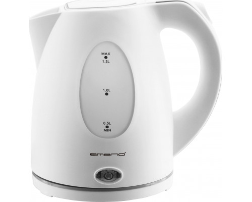 Emerio Czajnik, 1.3L, wskaźnik poziomu wody, biały