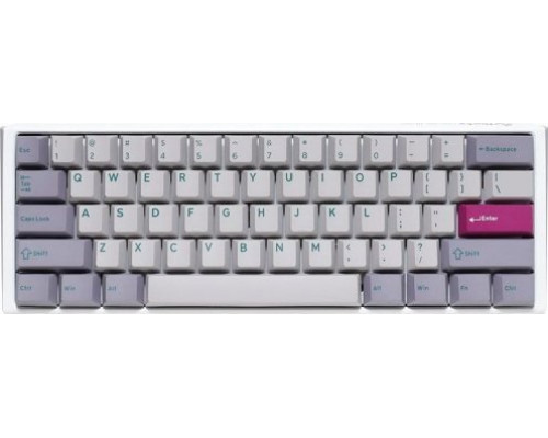 Ducky Ducky One 3 Mist Grey Mini Gaming Keyboard, RGB LED - MX-Red (US)