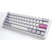 Ducky Ducky One 3 Mist Grey Mini Gaming Tastatur, RGB LED - MX-Speed-Silver