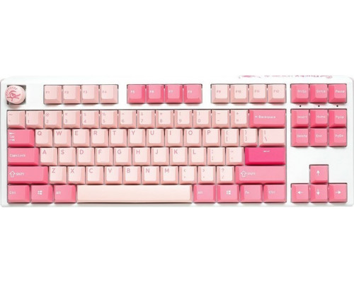 Ducky Ducky One 3 Gossamer Pink TKL Gaming Tastatur - MX-Ergo-Clear