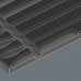 Wera Wera 9883 foam insert for PFERD files set 1, empty (black/grey, for Tool Rebel workshop trolley)