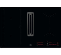 AEG AEG CCE84543CB hob with integrated extractor fan