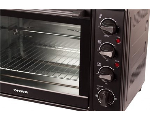 Orava Orava Elektra-X1 elektrická trouba s dvouvařičem, 34 L, 3600 W, grilovací rošt, odkapávací plech, manuální ovládání