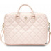 Guess Guess Quilted 4G Computer Bag - na notebooka 15" / 16" (różowy)