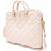 Guess Guess Quilted 4G Computer Bag - na notebooka 15" / 16" (różowy)