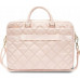 Guess Guess Quilted 4G Computer Bag - na notebooka 15" / 16" (różowy)