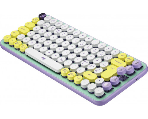 Logitech Logitech POP Keys - Tastatur - kabellos - Bluetooth LE, Bluetooth 5.1 - QWERTY - Pan-Nordic - Tastenschalter: Brown Tactile - Daydream