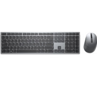 Dell DELL KM7321W klawiatura Dołączona myszka RF Wireless + Bluetooth AZERTY Belgijski Gray, Tytan