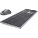 Dell DELL KM7321W klawiatura Dołączona myszka RF Wireless + Bluetooth AZERTY Belgijski Gray, Tytan