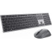 Dell DELL KM7321W klawiatura Dołączona myszka RF Wireless + Bluetooth AZERTY Belgijski Gray, Tytan