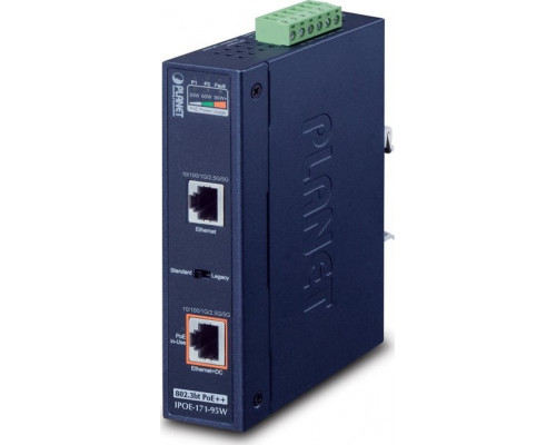 Switch Planet PLANET IPOE-171-95W   Gigabit Ethernet (10/100/1000) Support PoE Blue