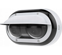 Axis AXIS P4707-PLVE - Netzwerk-Panoramakamera - Kuppel - Aussenbereich - Vandalismussicher / Wetterbestandig - Farbe (Tag&Nacht) - 2 x 5 MP - 2592 x 1944 - feste Irisblende - verschiedene Brennweiten - Audio - GbE - MJPEG, H.264, H.265 - PoE Cl