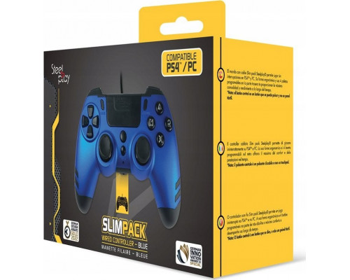 Pad SteelPlay STEELPLAY Slim Pack Wired Controller Sapphire Blue Multi