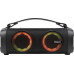 Streetz Boombox kolonėlė STREETZ BT 2x 4 W, atspari lietui, AUX, USB flash, LED, juoda / CMB-100