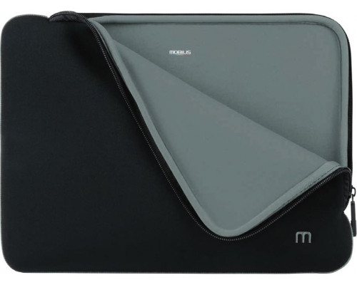 Mobilis Mobilis Skin torba na laptop 35,6 cm (14") Etui pocket Black, Gray