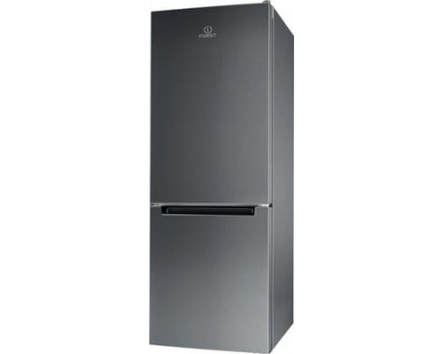 Indesit INDESIT | Refrigerator | LI6 S2E X | Energy efficiency class E | Free standing | Combi | Height 158.8 cm | Fridge net capacity 197 L | Freezer net capacity 75 L | 39 dB | Inox