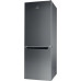 Indesit INDESIT | Refrigerator | LI6 S2E X | Energy efficiency class E | Free standing | Combi | Height 158.8 cm | Fridge net capacity 197 L | Freezer net capacity 75 L | 39 dB | Inox