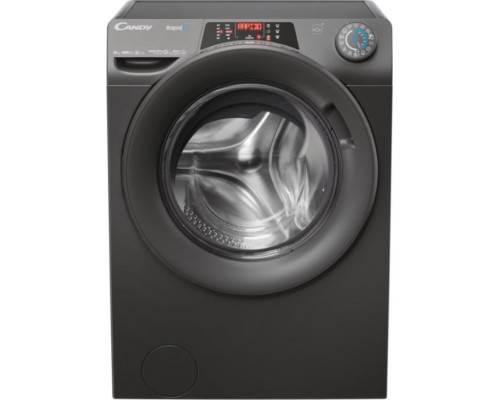 Candy Candy | Washing Machine | RO6106DWMRR7/1-S | Energy efficiency class A | Front loading | Washing capacity 10 kg | 1600 RPM | Depth 58 cm | Width 60 cm | Display | TFT | Steam function | Wi-Fi | Anthracite