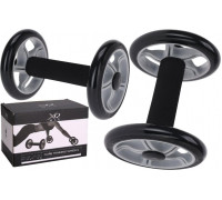 Koopman Trenażer koła do ćwiczeń core trening wheels black   2 szt