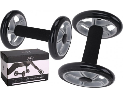 Koopman Trenażer koła do ćwiczeń core trening wheels black   2 szt