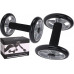 Koopman Trenażer koła do ćwiczeń core trening wheels black   2 szt