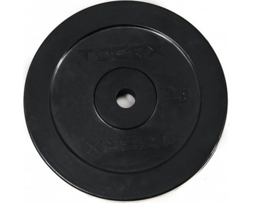 Toorx Toorx Rubber coated weight plate 2 kg, D25mm