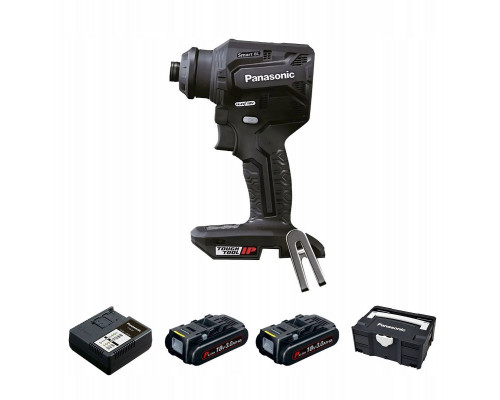 Panasonic Kompaktowa i lekka Cordless Drill 18V Panasonic EY1DD2N18A2B32 w systeinerze, 2 x 18V/3,0 Ah i ładowarka
