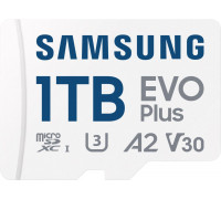 SD  Samsung EVO Plus 2024 MicroSDXC 1 TB Class 10 UHS-I/U1 A2 V30 (MB-MC1T0SA/EU)