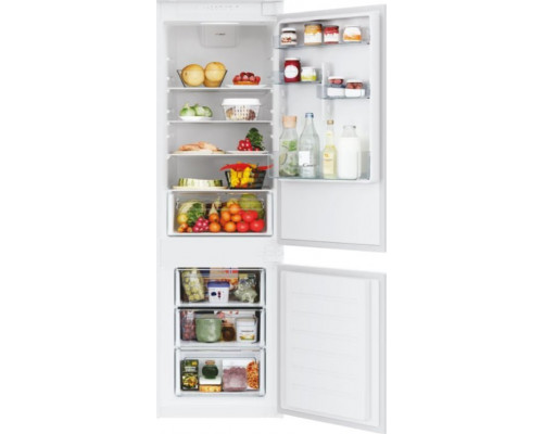 Candy Refrigerator | CBL3518E | Energy efficiency class E | Built-in | Combi | Height 177.2 cm | Fridge net capacity 190 L | Freezer net capacity 73 L | 38 dB | White