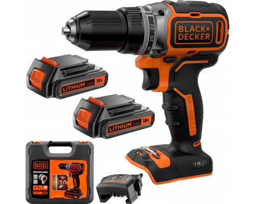 Black+Decker BLACK+DECKER WKRĘTARKA 18V BL186KB 52Nm 2x2,0Ah BL